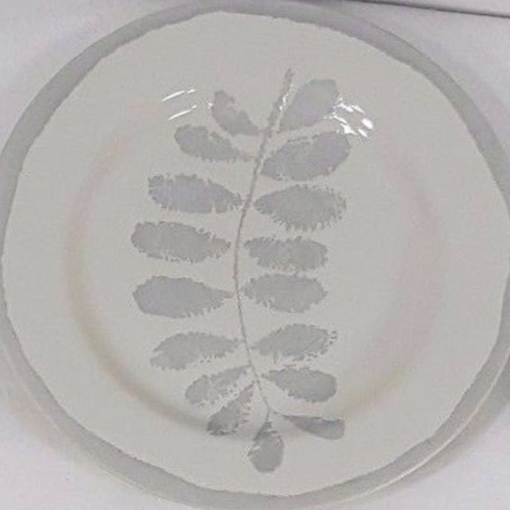SAKURA PORT OF CALL COTTONWOOD STONEWARE PLATE